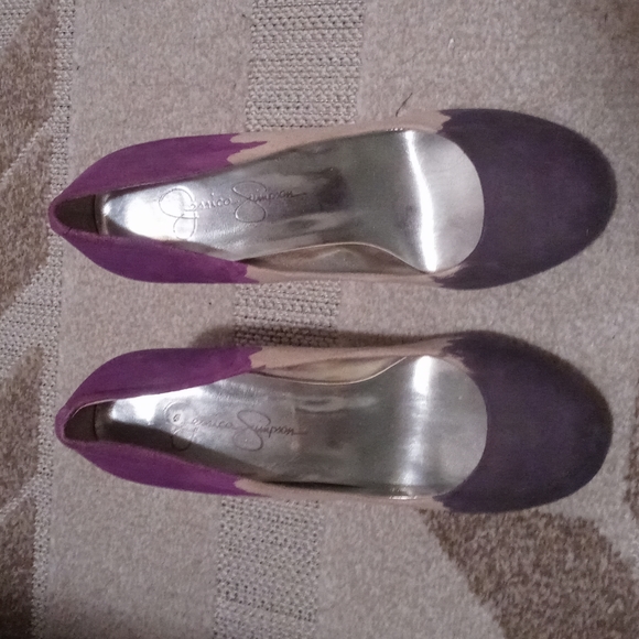 Purple Tie-Dye Heels size 7 - Picture 2 of 6